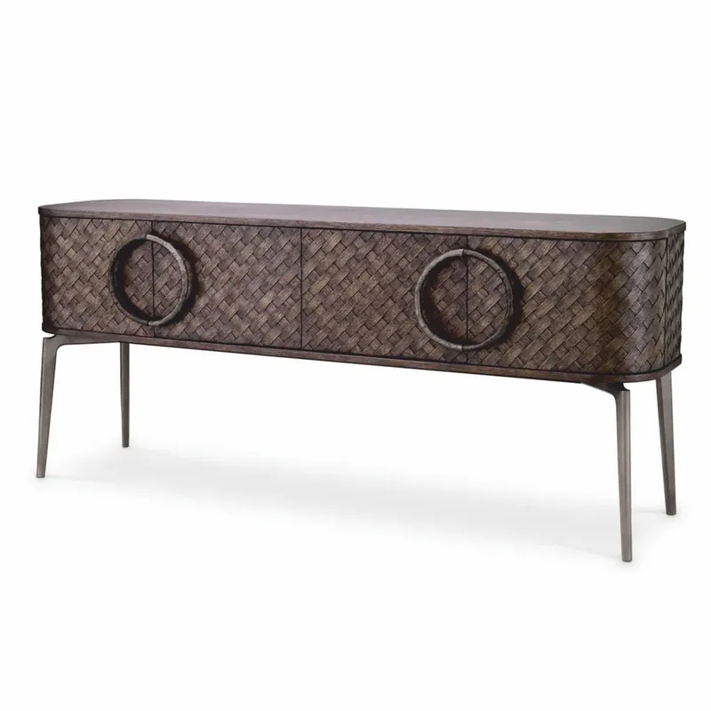 Casa Padrino Luxus Sideboard Braun / Bronze 180 cm - Wohnzimmer & Hotel Möbel Neue Ware