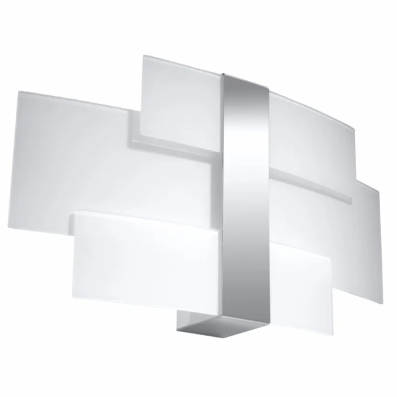 Echt Casa Padrino LED Wandleuchte Silber / Weiß 42 cm - LED Wandleuchten