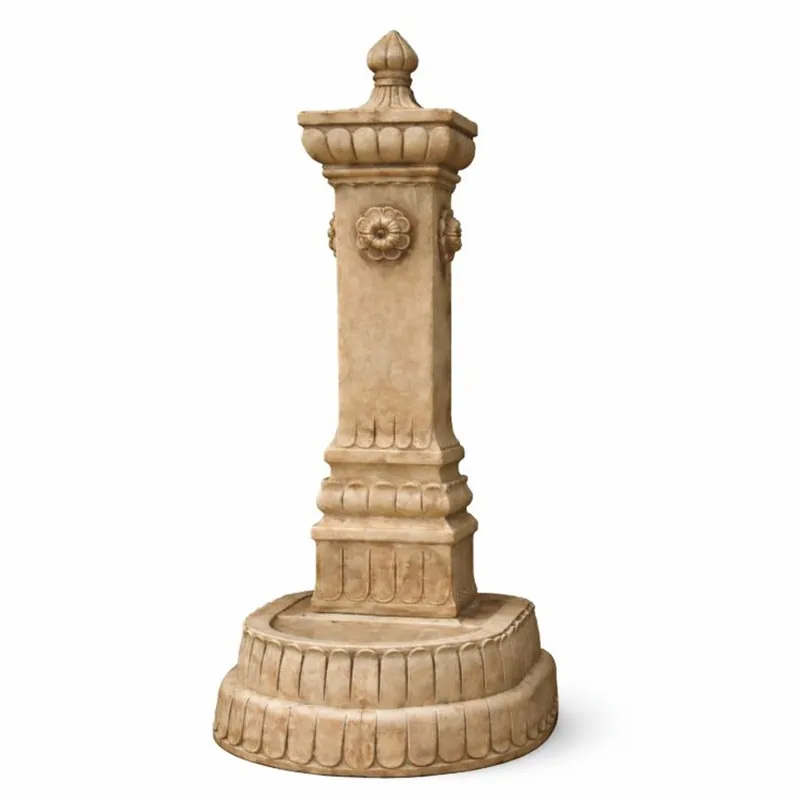 Neu Im Sortiment Casa Padrino Barock Wandbrunnen Braun H. 152 cm - Barock Garten Deko Accessoires