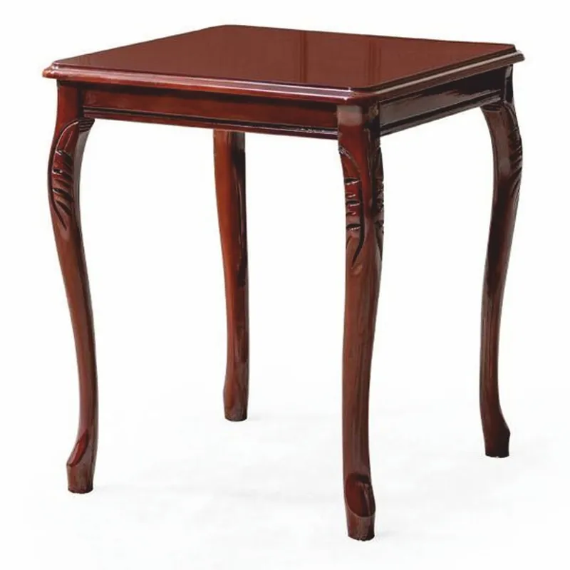 Echt Casa Padrino Luxus Barock Massivholz Beistelltisch Dunkelbraun H. 57 cm - Barock Möbel