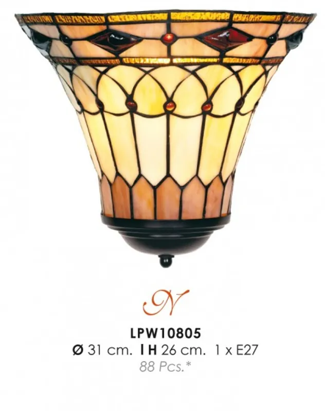 Sonderangebot Tiffany wall lamp diameter 31cm, height 26cm LPW10805 Lamp