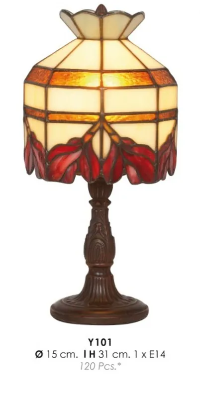 Casa Padrino Tiffany table lamp Ø 15 x H. 31 cm - Handmade table lamp - Luxury Quality Kracherpreis
