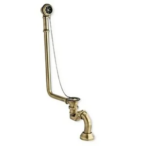 Top-Angebot The drain and overflow system including a trap for nostalgia bath Venice, Paris, Milano - Old Gold