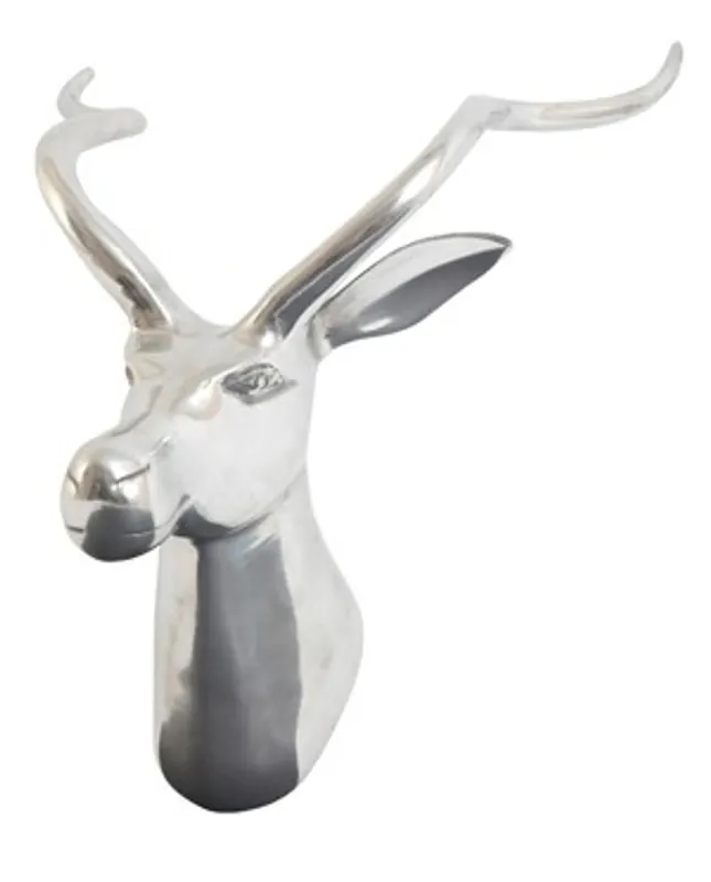 Designers Shine Deco block of polished aluminum - wall character Expressversand