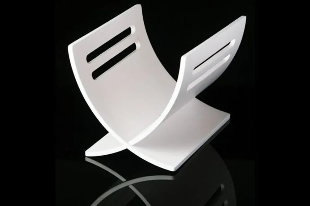 Casa Padrino designer magazine rack piano lacquer white (26.5 x28x36cm) Sonderangebot