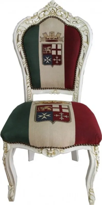 Casa Padrino Italian Baroque Dinner Chair / Antique Cream Style Angebot