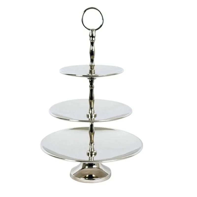 Designers Shine Etagere 3-Stage-polished aluminum diameter 30.5 cm, height 40.5 - Serving - Deco shell Direkt Vom Hersteller