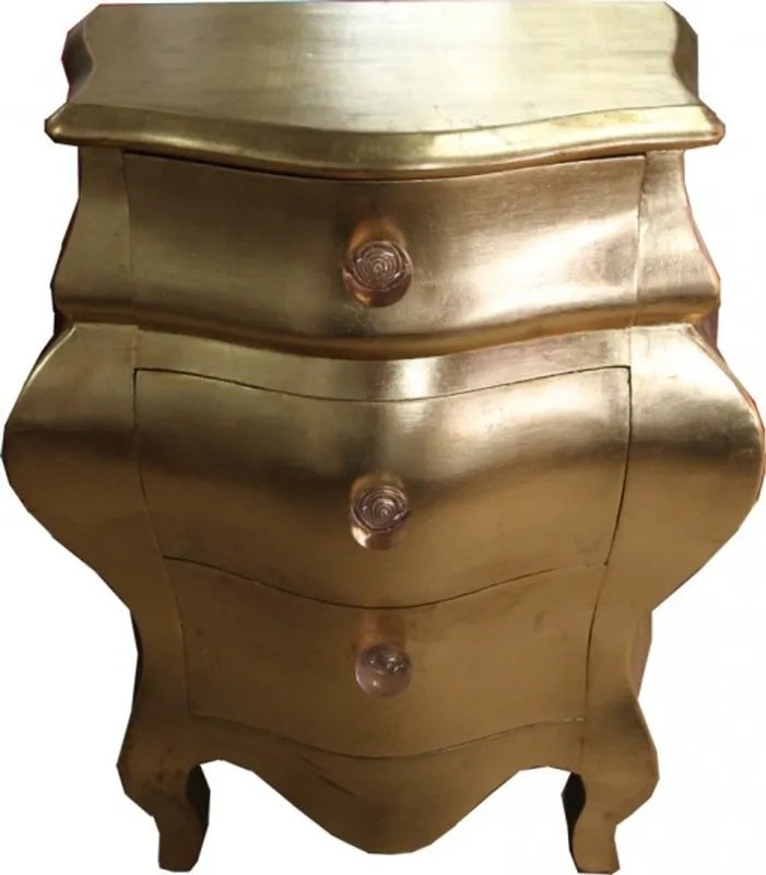Casa Padrino Baroque Commode Gold 53 x 36 x 71.5 cm Top-Preis