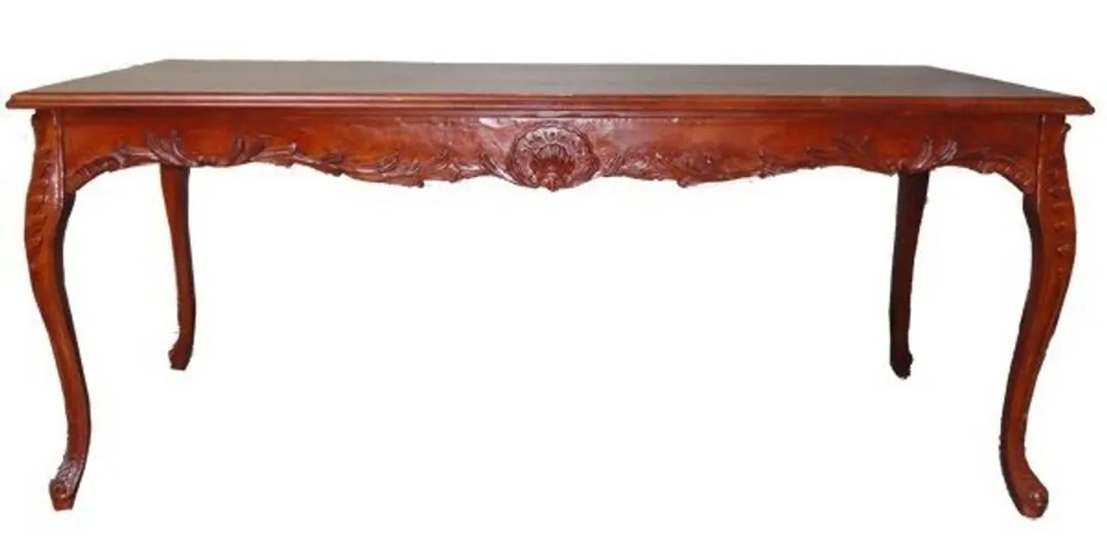Casa Padrino baroque dining table brown (mahogany color) 240 cm - baroque table antique style furniture Neuheit