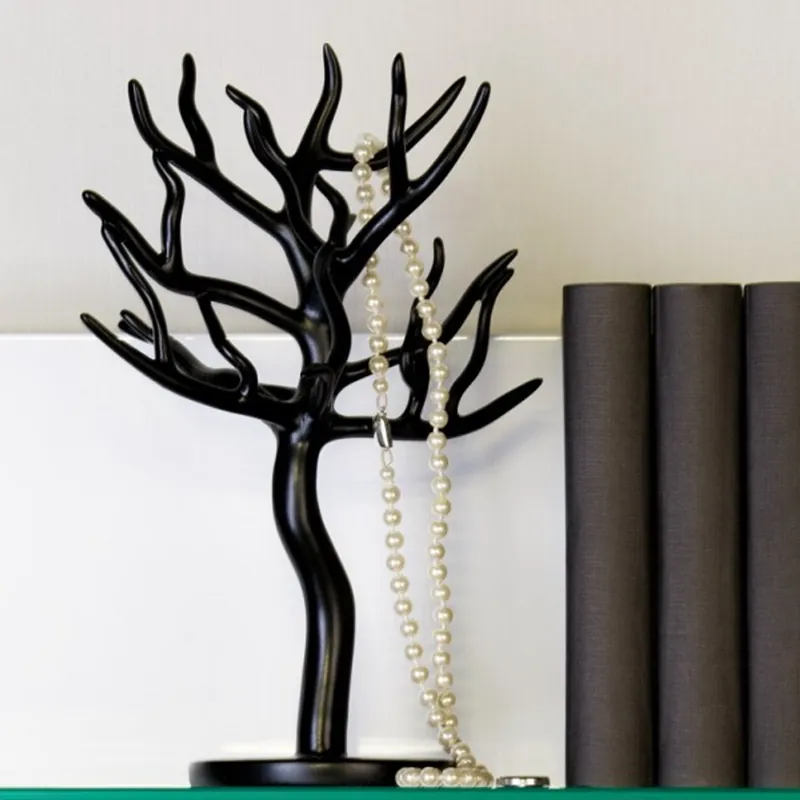 Jewelry holder tree black polyresin, 30cm height, width 23cm, depth 16cm - Jewelry Displays, Jewelry Tree Jetzt Kaufen