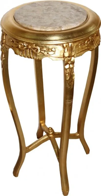 Baroque Side Table Gold ModY5 90 x 40 cm Ausverkauf