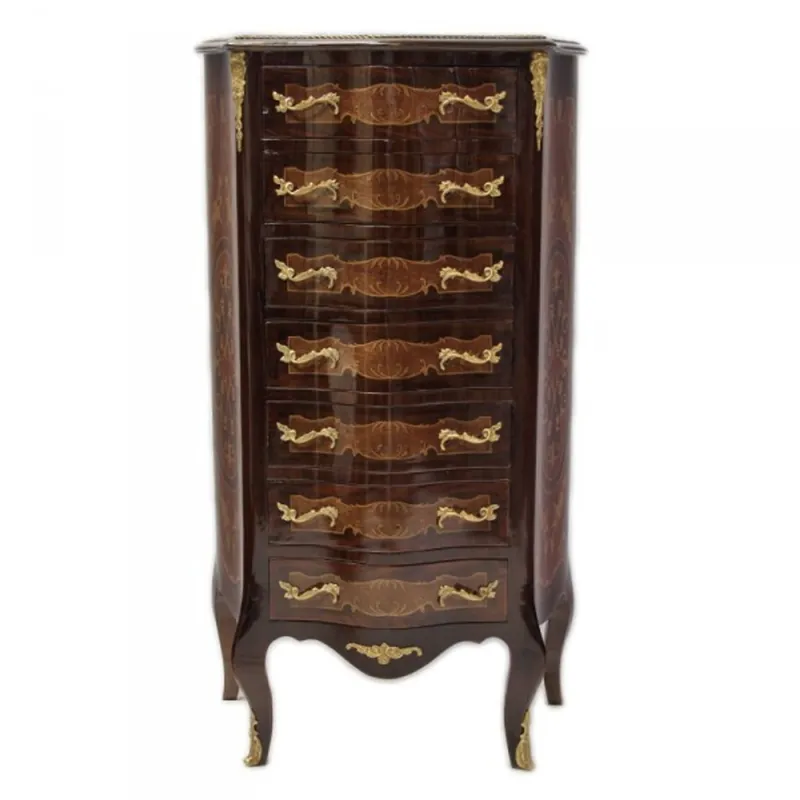 Casa Padrino Baroque chest of drawers in mahogany with 7 drawers Rabatt