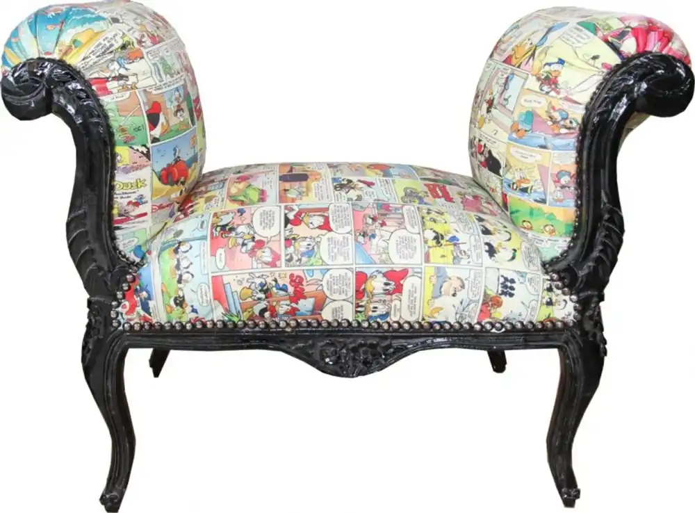 Casa Padrino baroque stool stool Caricatures Mod2 - Limited Edition Neue Ware