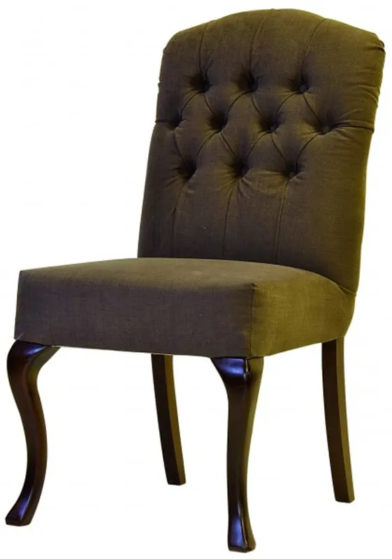 Letzte Chance Casa Padrino Designer Dining Chair modef 197 Brown / Brown - Furnishing Hotel - Book timber - European manufacturing