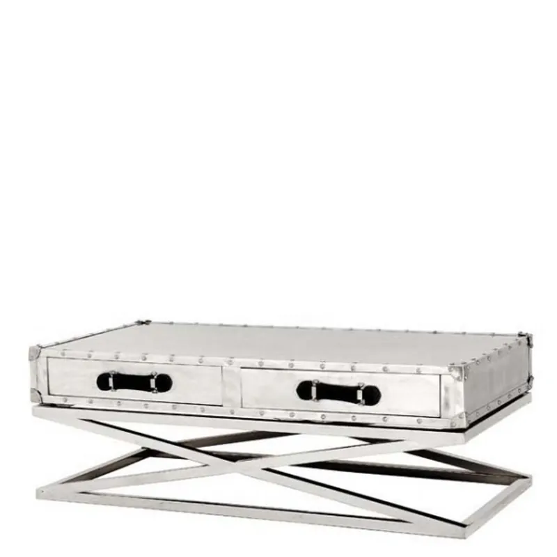 Nur Für Kurze Zeit Casa Padrino designer vintage metal coffee table - coffee table, Coffee Table