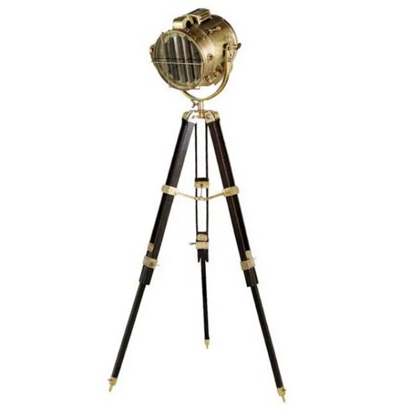 Neue Kollektion Elegant Stand Lamp Tripod floor lamp Height: 190 cm, height adjustable - High-quality brass floor lamp - Luxury quality