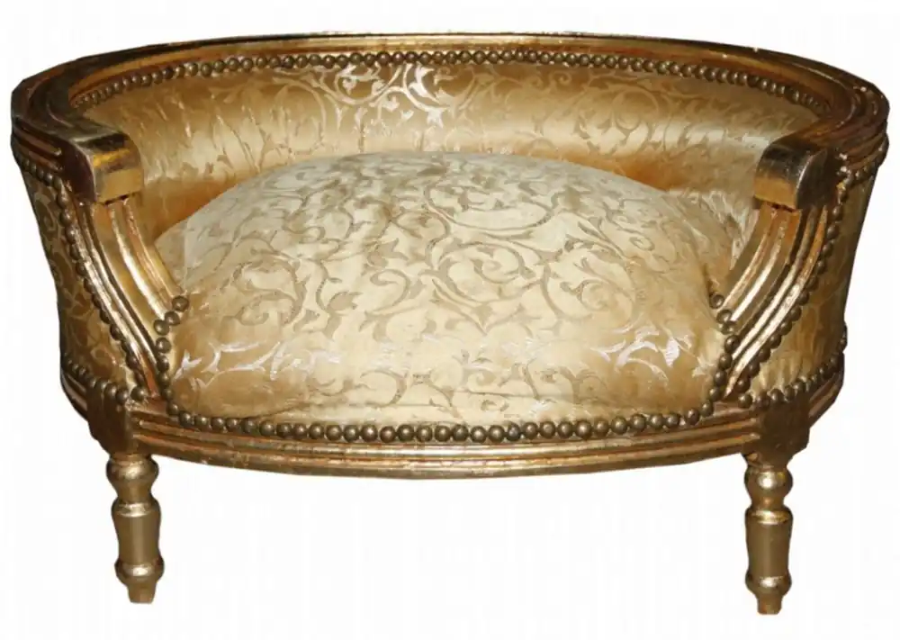 Casa Padrino Baroque Sofa Dogs & Cats - Dogs Chair Seat Dog Bed Cat Bed Dog Cat Furnitur Must-Have