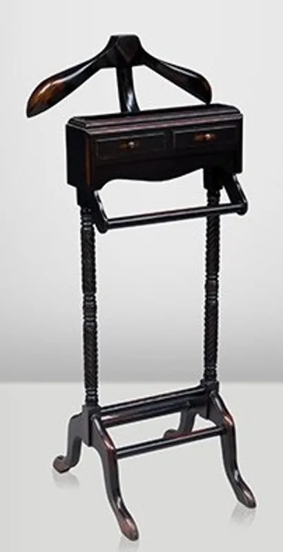 Casa Padrino Designer luxury wardrobes Display Stand Antique Style Black / Brown - Dressboy - clothes rack suit stand Bestpreis