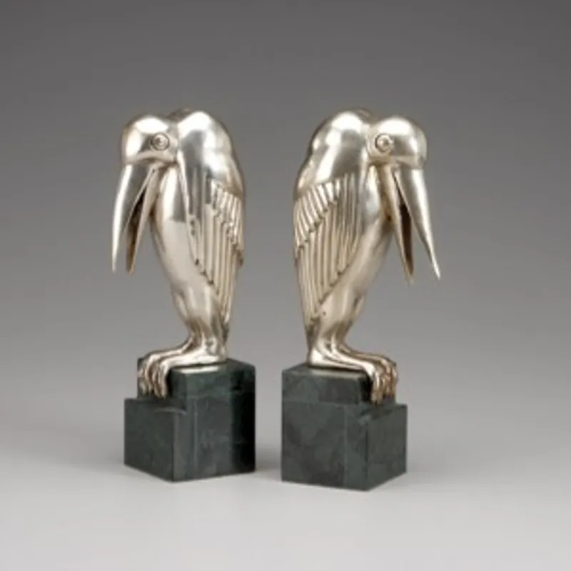 Preisreduziert Casa Padrino luxury Maribou bookends bronze on marble base