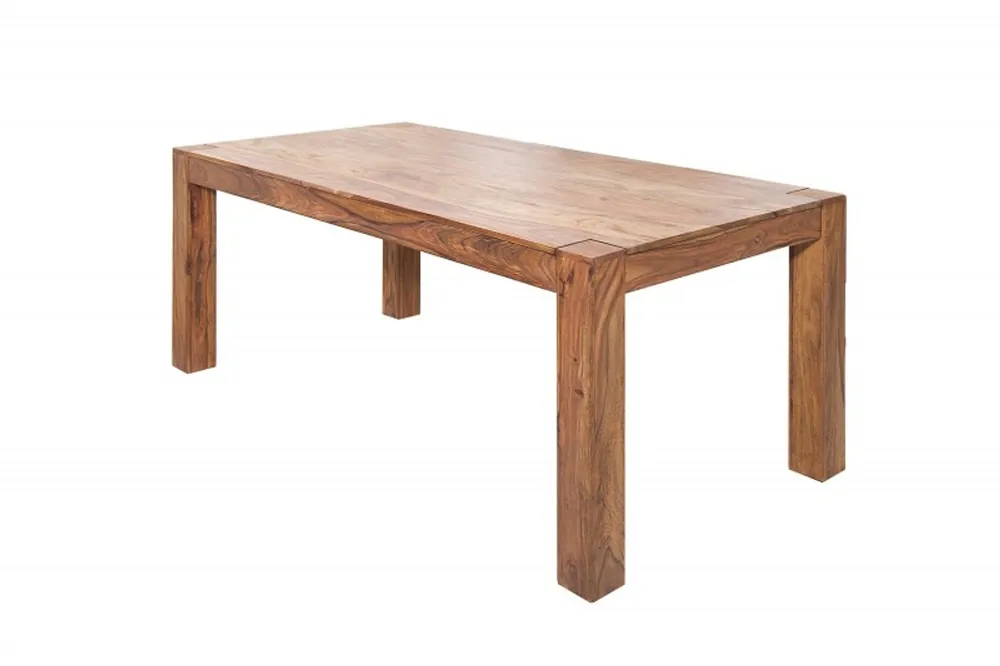 Preiswert Table à manger design Casa Padrino 160cm en bois massif Sheesham - Mobilier de restaurant - Robuste