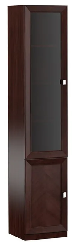 Begrenztes Angebot Casa Padrino armoire de salon de luxe avec 2 portes marron foncé / argent 45,4 x 44,2 x H. 225,6 cm - Meubles de Salon