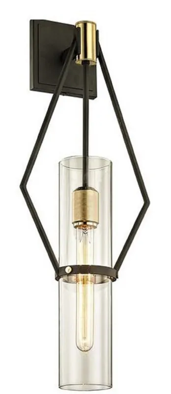 Schneller Versand Casa Padrino applique murale de luxe bronze / laiton 24,1 x 14,6 x H. 64,8 cm - Applique Murale de Salon Design