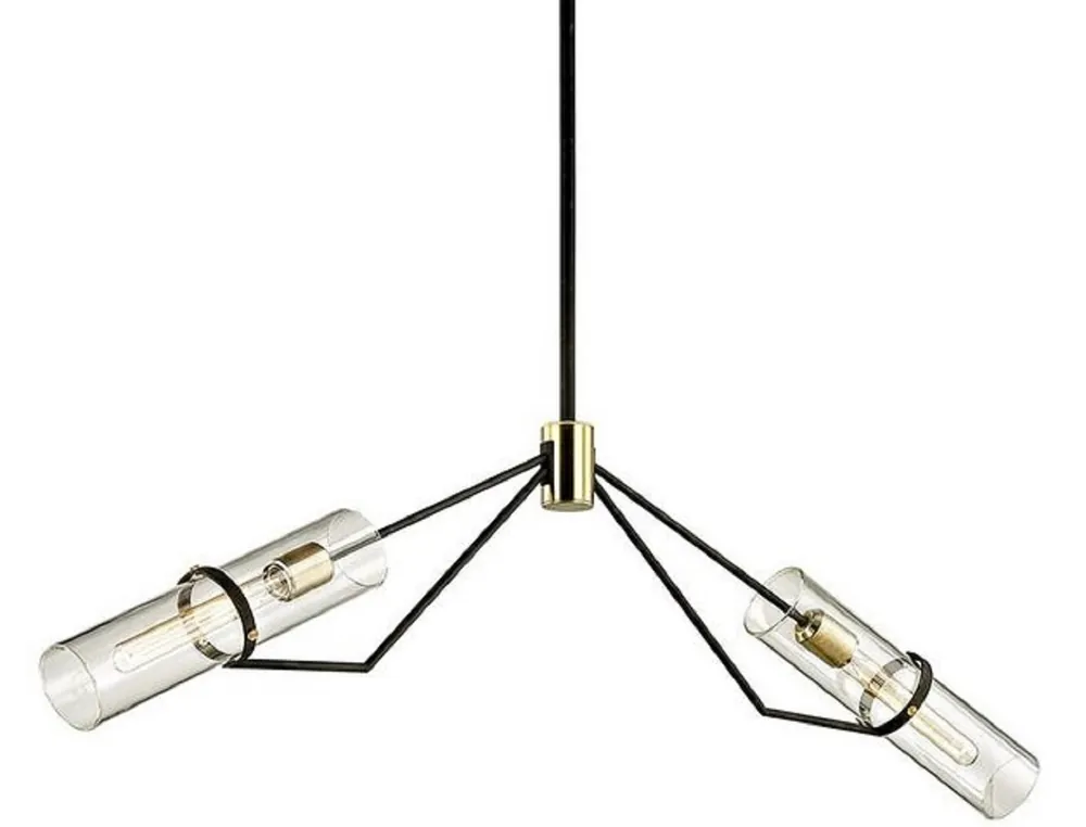 Jetzt Bestellen Casa Padrino lustre de luxe bronze / laiton 127 x 10,2 x H. 37,5 cm - Lustre de Salon Design