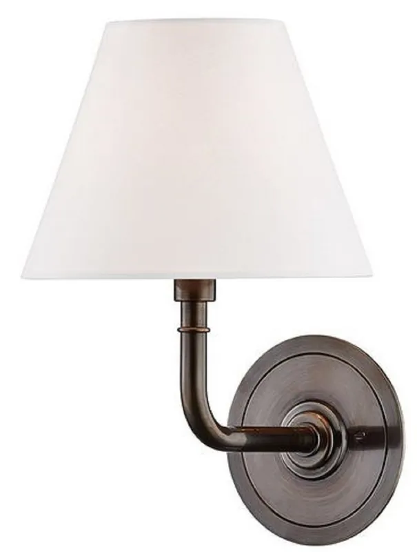 Casa Padrino applique murale de luxe bronze / blanc 20,3 x 24,1 x H. 28,6 cm - Applique de Hôtel & Restaurant Direkt Vom Hersteller