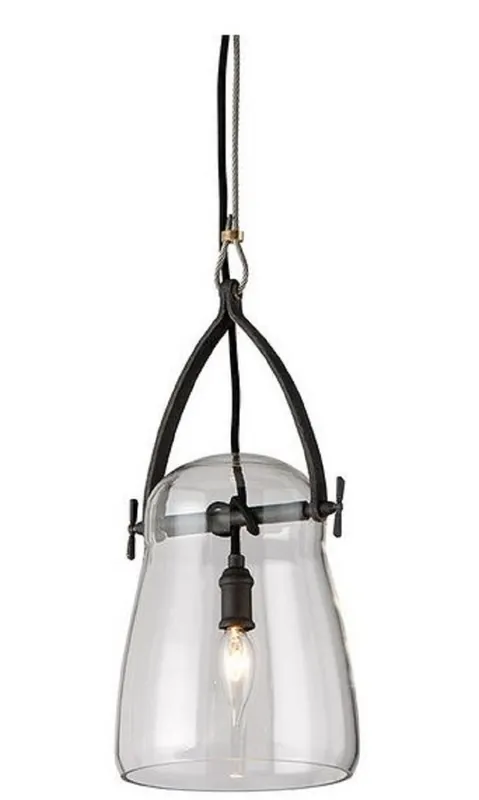 Casa Padrino lampe suspendue de luxe noir Ø 20,3 x H. 41,3 cm - Lampe Suspendue avec Abat-Jour en Verre Rond Nur Heute