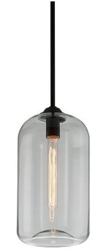 Knallerangebot Casa Padrino lampe suspendue de luxe noir Ø 20,3 x H. 40 cm - Lampe Suspendue avec Abat-Jour en Verre Rond