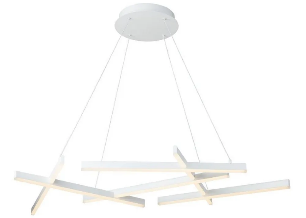 Casa Padrino lampe suspendue design blanc 101 x 66 x H. 5,5 cm - Collection de Luxe Highlight
