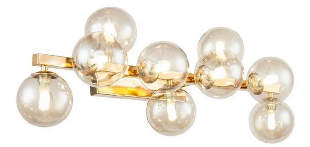 Casa Padrino applique murale design or / ambre 66 x 23 x H. 24 cm - Lampe de Salon Moderne Jetzt Kaufen