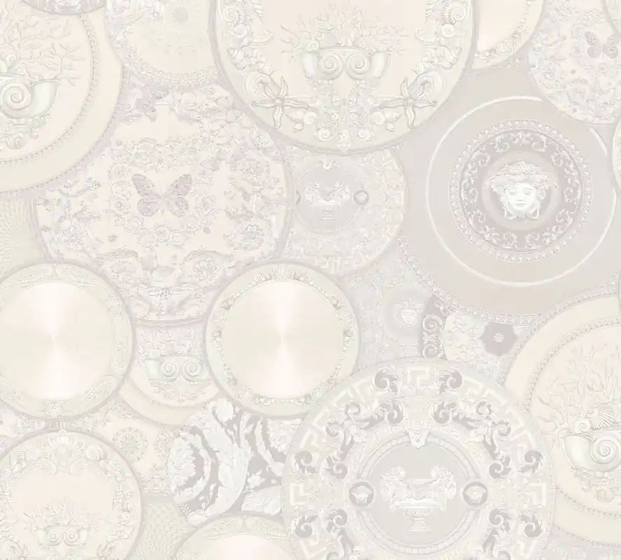 Versace papier peint non tissés baroque designer 349014 Les Etoiles de la Mer 2 blanc / gris - Papier Peint Design - Haute Qualité Online Kaufen