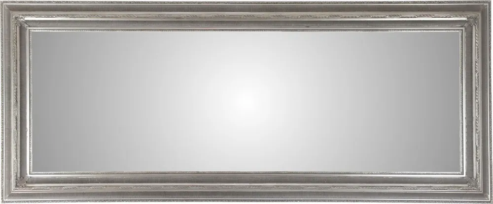 Schneller Versand Miroir mural style antique Casa Padrino argent 202 x H. 84 cm - Mobilier de salon baroque