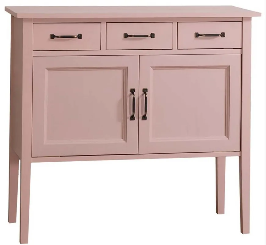 Beliebt Casa Padrino commode de style campagnard avec 3 tiroirs et 2 portes rose 100 x 41 x H. 90 cm - Mobilier de Style Campagnard