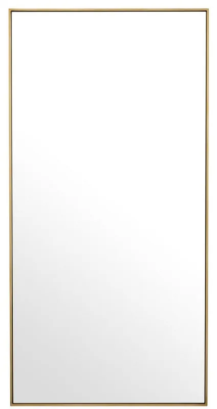 Casa Padrino miroir / miroir mural de luxe laiton 90 x H. 180 cm - Miroir de Garde-Robe - Miroir de Salon - Qualité de Luxe Kracherpreis