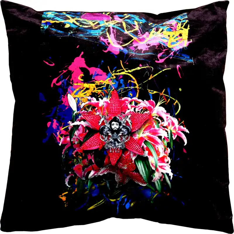 Harald Glööckler Designer Coussin Pompöös de Casa Padrino avec strass - Art Collection - Saisonangebot