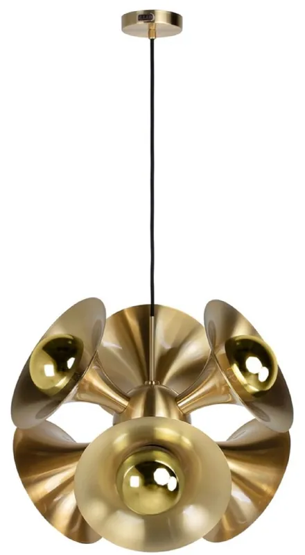 Casa Padrino lampe suspendue de luxe laiton 55 x 55 x H. 53 cm - Lampe Suspendue en Laiton - Lampe de Salon - Collection de Luxe Sale