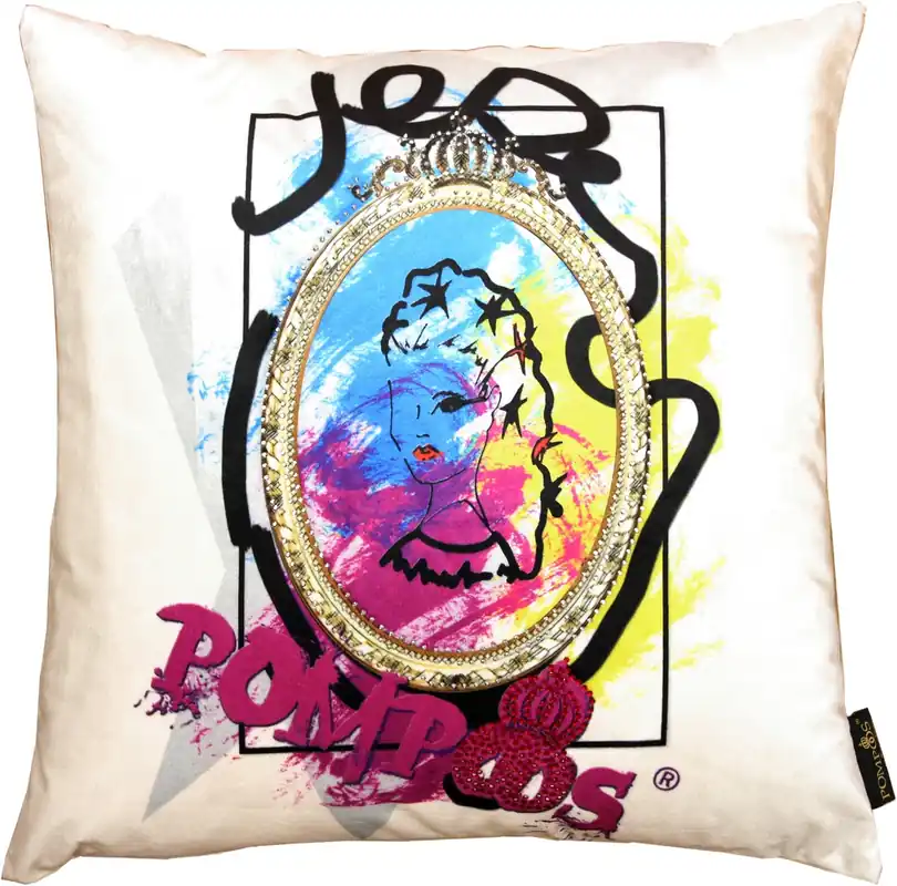Harald Glööckler Designer Coussin Pompöös de Casa Padrino avec strass Princesse en miroir - Art Collection - Highlight