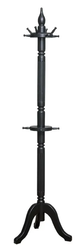 Casa Padrino stand de garde-robe de style campagnard noir 59 x 59 x H. 200 cm - Stand de Garde-Robe en Bois Massif - Meuble de Style Campagnard Angebot
