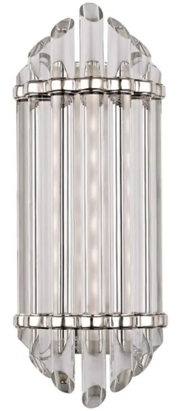 Casa Padrino Applique Murale LED Art Déco de Luxe Argent 16,5 x 10,8 x H. 41,9 cm - Qualité de Luxe Jetzt Kaufen