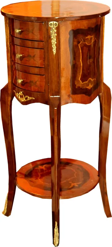 Casa Padrino Commode baroque avec tiroirs brun 80 x 40 cm - table d'appoint style antique - table téléphone - meubles Finale Aktion