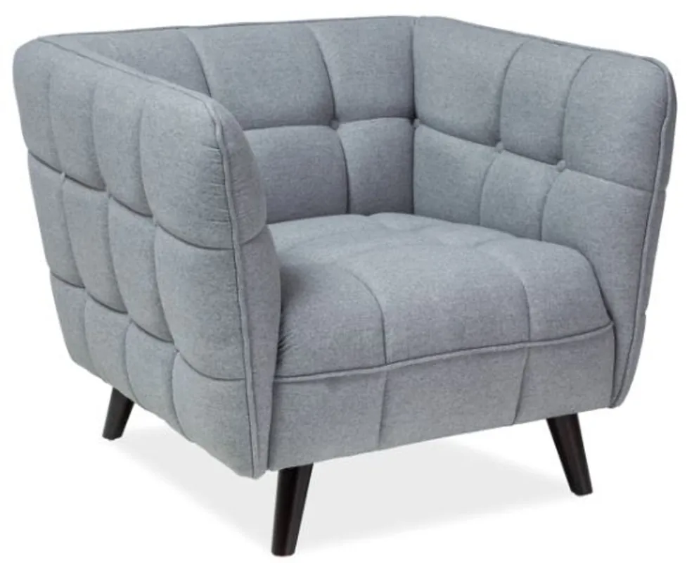 Sichere Zahlung Casa Padrino fauteuil de salon de luxe gris / noir 92 x 85 x H. 78 cm - Meubles de Salon