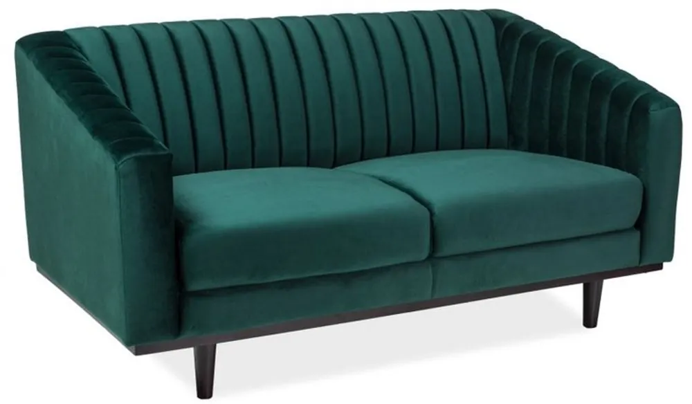 Casa Padrino canapé de luxe 150 x 85 x H. 78 cm - Canapé de salon en tissu velours fin - Meubles de Salon Neuheit