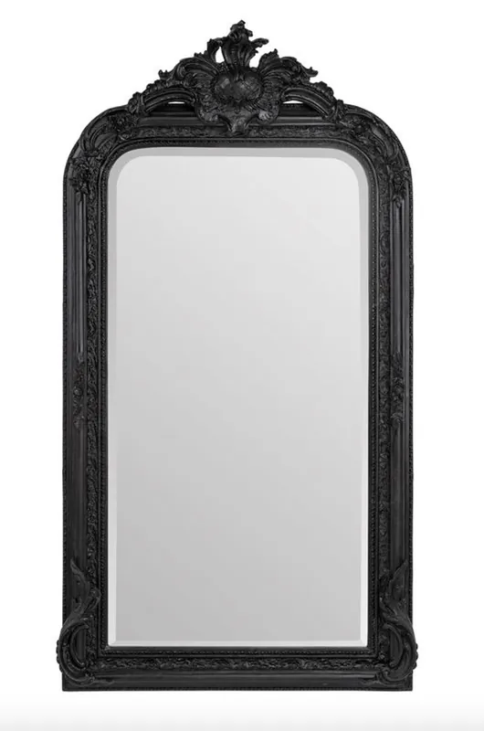 Miroir baroque Casa Padrino noir 90 x H.160 cm - Miroir mural de style ancien Meistverkauft