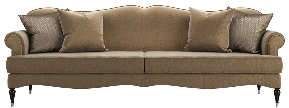Casa Padrino canapé baroque de luxe kaki 245 x 90 x H. 95 cm - Mobilier de salon de style baroque - Noble et Magnifique Letzte Chance