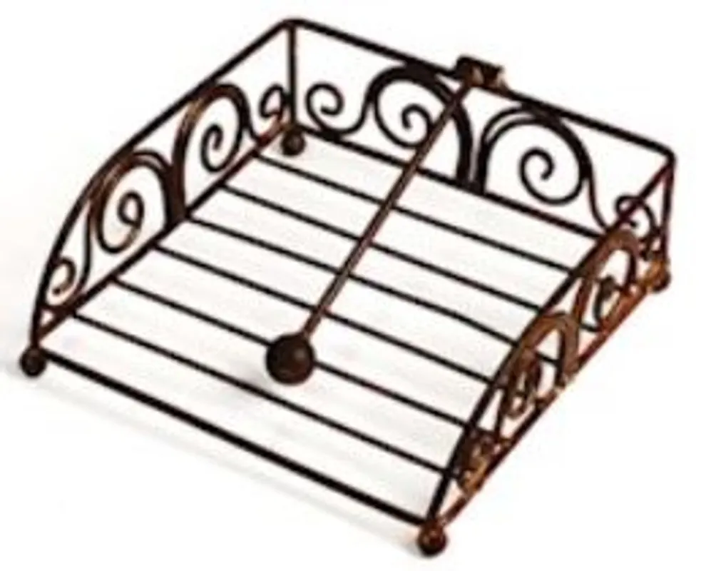 Casa Padrino porte-serviettes Art Nouveau en métal rouille 18,7 x 18,7 x H. 9,4 cm - Accessoires de Jardin & Gastronomie Jetzt Bestellen