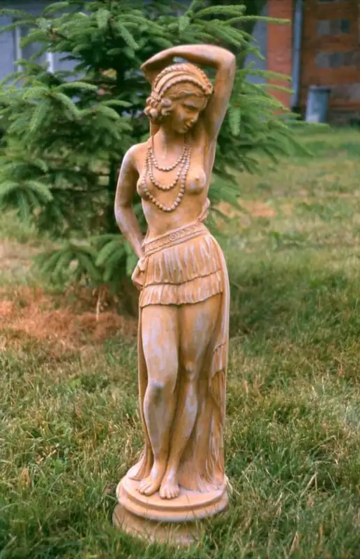 Casa Padrino Art Nouveau sculpture danseur style antique 21 x H 75 cm style terre couleurs anciennes - décoration de jardin baroque - lourd et solide Meistverkauft