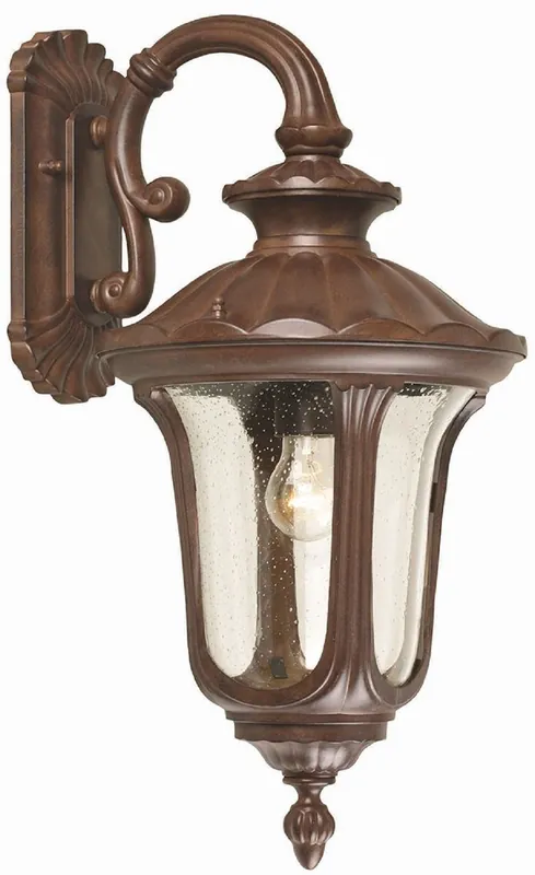 Casa Padrino applique murale d'extérieur baroque rouille 28 x 34 x H. 56 cm - Lampe d'extérieur balcon jardin terrasse nostalgique - Éclairage extérieur nostalgique Sale
