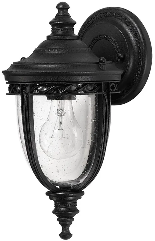 Sofort Bestellen Casa Padrino applique murale d'extérieur baroque noir 16,5 x 19 x H. 32 cm - Lampe d'extérieur balcon jardin terrasse élégante - Éclairage extérieur de style baroque